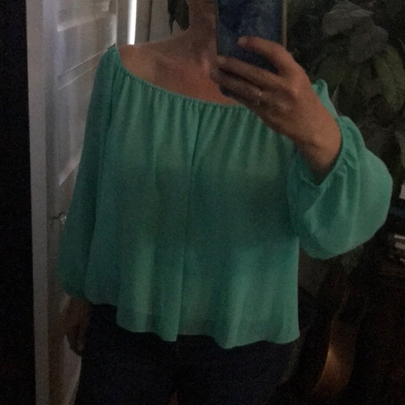 SALE 🎉Stitch Fix LET THEM EAT CAKE green L - Picture 5 of 7